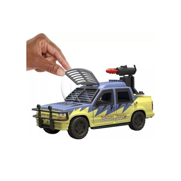 Jurassic Park Track & Explore Vehicle Set Scutosaurus 30th Ann '93 Classic - Picture 3 of 6